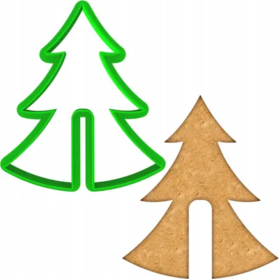 Produktbild von Cookie Monster Lebkuchenform Tannenbaum 4 Ausstecher