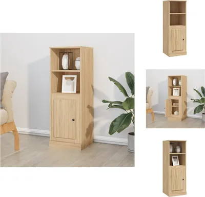 Obrázok produktu pre vidaXL Vysoká doska Sonoma-dub 36x35,5x103,5 cm materiál na báze dreva - Príborníky