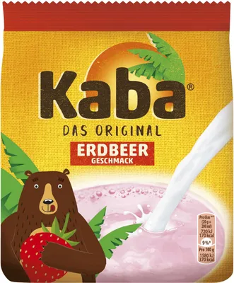 Image de Kaba l'original boisson en poudre variété fraise recharge 400g