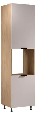 Produktbild von Backofenschrank SALERNO – Breite 60 cm, Eiche/Beige