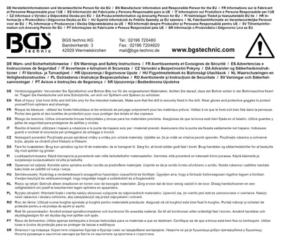 Produktbild von BGS technic Twist Drill