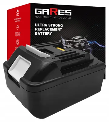 Zdjęcie produktu dla GARES Akumulator Bateria do elektronarzędzi Makita DSS610Z DCG180RFX DST221Z DUM604ZX | 18 V 5.2Ah | Wydajne Ogniwa High-Performance Zamiennik Premium | Wysoka Moc i Trwałość |
