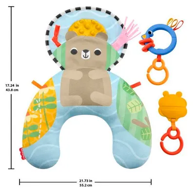 Immagine prodotto di Cuscino di stimolazione per neonati - FISHER-PRICE - Multisensoriale e multiattività - Sonagli e texture