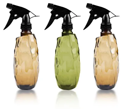 3 nachfüllbare Sprühflaschen 500 ml, verstellbarer Sprühkopf