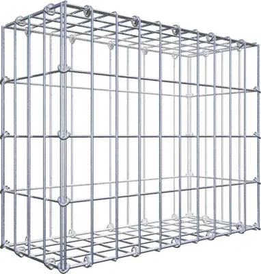 Produktbild von Gabione 50 cm x 40 cm x 20 cm (L x H x T), Maschenweite 5 cm x 10 cm, C-Ring