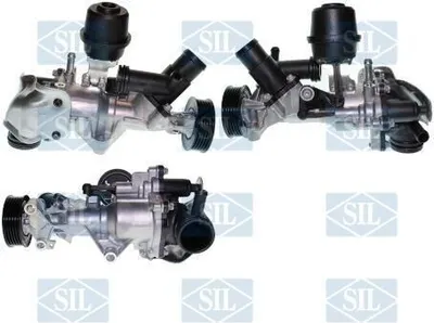 Produktbild von Saleri SIL Kühlmittelpumpe Wasserpumpe passend für MERCEDES-BENZ B-Klasse (W246, W242) PA1728
