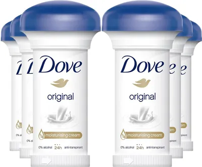 Produktbild von 6 x Dove 24h Anti-Perspirant Anti-Transpirant Deodorant Original 50ml