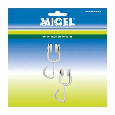 Productafbeelding van Micel TLD18 binnenrol voor gordijnkoorden, wit, 2 stuks