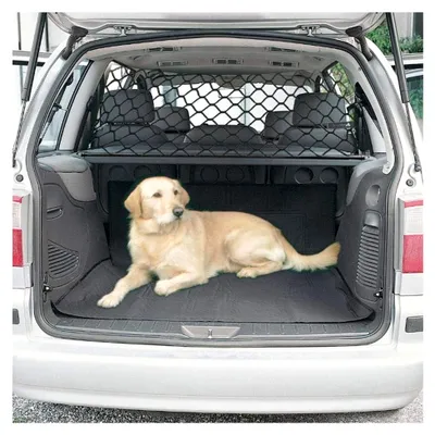 Produktbild von Praktisches Trennnetz für den Kofferraum von Haustieren, Sicherheitsbarriere für Hunde, Auto Schutznetz 120 x 70 cm