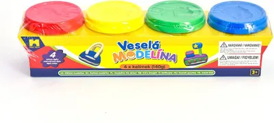 Zdjęcie produktu dla Glinka modelarska Happy 4 x 140 g