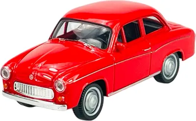 Obrázok produktu pre Welly Syrena 105 červená 1:43 Kovový model  v krabici  44029