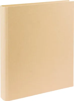 Produktbild von Ordner DINA4 schmal, Ringordner inkl. Klarsichtfolien (Creme) (1 Stk.)