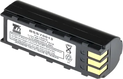 Immagine prodotto di Batteria T6 Power per Symbol DS3478, Li-Ion, 3,7 V, 2500 mAh (9,3 Wh), nero