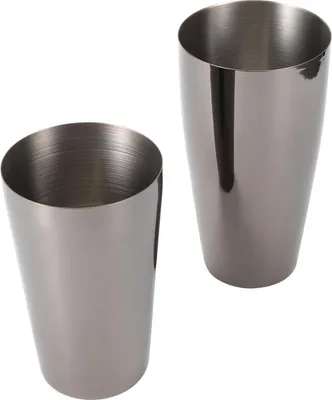 Produktbild von Cocktail Shaker Set 304 Edelstahl Wein Getränk Mixer Party Bar Barkeeper AccessoryBlack 800/600ml