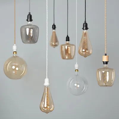 Produktbild von Halterung mit Lampenfassung für Hängeleuchten mit Texilkabel Natur und Weiss Natürlich
