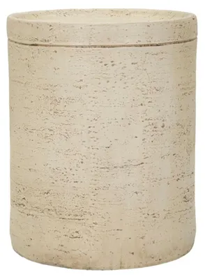 Image de Table d'appoint antique blanche 35 x 35 x 43 cm