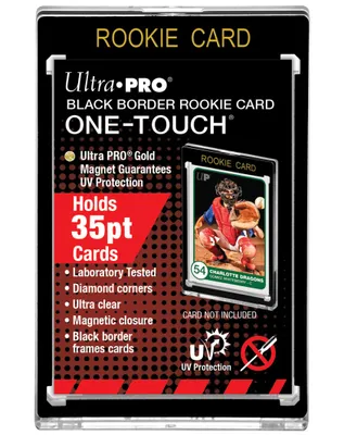Produktbild von Ultra Pro One-Touch Card Holder "Rookie Card" mit schwarzem Rand (35pt)