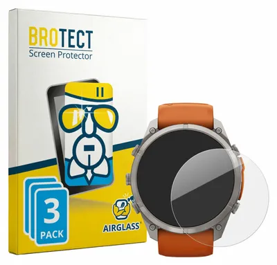 Produktbild von 3x BROTECT Schutzglas für Garmin Fenix 9 Pro (51 mm) Schutzfolie Panzer Folie Glas Display Schutz klar