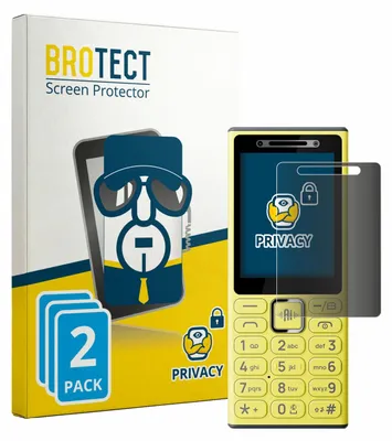 Produktbild von 2x BROTECT Sichtschutzfolie für Nokia 200 4G Anti-Spy Privacy Sichtschutz Blickschutz Folie Blaulicht-Schutz