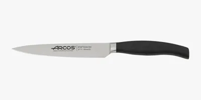 Gemüsemesser 13 cm, Nitrum-Edelstahl, geschmiedet, PP-Griff, schwarz