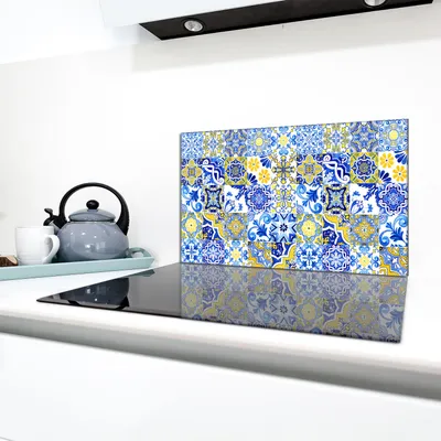 Obrázek produktu pro Ochranná skleněná deska na kamna 90x52 Mosaic