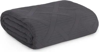 Image de Couvre-lit ALARA5 acier 200 x 220 cm gris