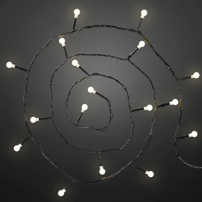 Produktbild von 80-tlg. LED-Kugel-Lichterkette, warm-weiße LEDs