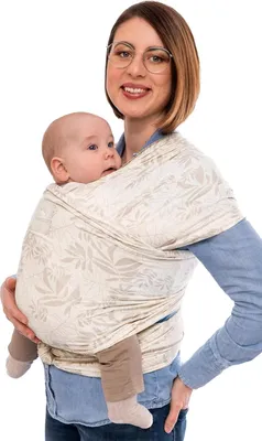 Productafbeelding van Famanu babywikkel gemaakt van biologisch katoen - stevig en zacht - geschikt voor pasgeborenen - 510 x 60 cm - effen kleur - zonder Elasthan