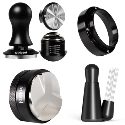 Espresso-Zubehörset 58 mm, Tamper, Distributeur, WDT-Tool