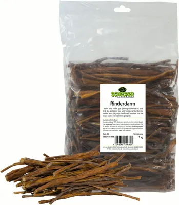 Produktbild von Schecker Rinderdarm Sticks 1 kg Hundesnack ca. 20 cm