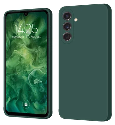 Produktbild von Hülle für Samsung Galaxy S24 Case Cover Bumper Smartphone Softgrip Schutzhülle Farbe: Grün