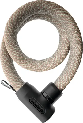 Produktbild von ABUS Kettenschloss YARNIT 4004K - leichtes und flexibles Fahrradschloss mit Sicherheitslevel 7 - Länge 110 cm,  sand stone beige