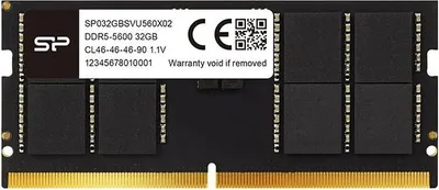 Image de Mémoire SSD Silicon Power SODIMM DDR5 16 Go 5600 MHz CL46