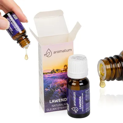 Zdjęcie produktu dla Olejek eteryczny o zapachu lawendy do aromaterapii, kominka, lampy solnej - Naturalny olejek eteryczny, aromatyzacja powietrza, olejek do dyfuzora i nawilżacza
