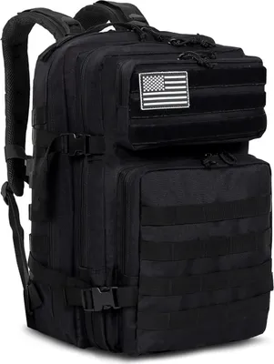 SPAHER Trekkingrucksack 45L Militärrucksack | Wasserdichtes Molle System | Für Outdoor & Camping