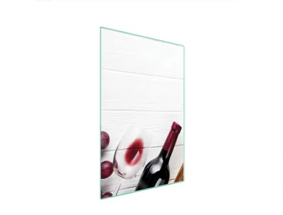 Image de Planche à découper en verre 35x52 Vin