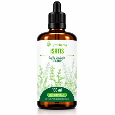 Produktbild von Färberwaid (Isatis), Tinktur 1:2 (100ml), KI-generiertes Bild