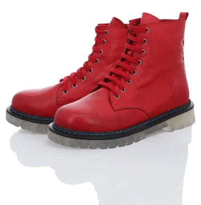 Immagine prodotto di Stivali stringati Gemini da donna 31393231353231 Rosso 36 EU