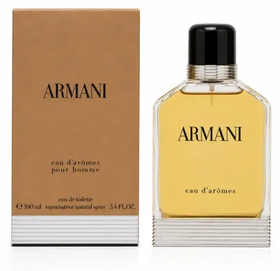 Produktbild von Giorgio Armani Eau D'arômes, Männer, 100 ml, Nicht nachfüllbare Flasche, Bergamotte, Ingwer, Pfeffer, Vetiver