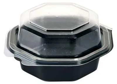 Immagine prodotto di Octaview® Nero / Trasparente PS 118x118x60 | Confezione (375 pezzi)