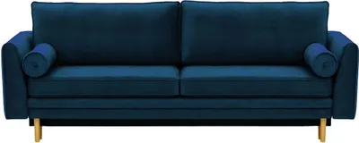 Produktbild von SLF24 - Schlafsofa mit Bettkasten Cornelia - blau - Velluto 11