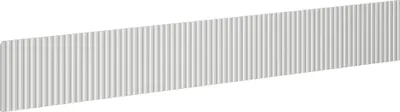Produktbild von Mexen Rivel Front geriffelt für Badezimmerschrank 160 x 20 cm, graumatt - 91A20-1600-235-1-62