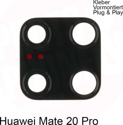 Produktbild von Huawei Mate 20 Pro Kamera Linse Glas Camera Glass Lens + Kleber Neu