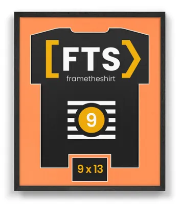 Produktbild von Ein Bilderrahmen für ein Sporttrikot mit Sichtfenster - mit Platz für ein Foto