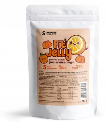 Produktbild von Zuckerfreie Götterspeise Orange 301g | Kalorienarm Dessert