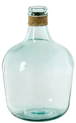 Glas-Bodenvasse, transparent, 30x30x43 cm