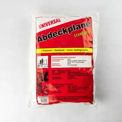 Produktbild von Schutzfolie Abdeckfolie Malerfolie Abdeckplane 2x50m HDPE-Folie transparent