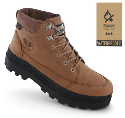 Produktbild von Palladium Troopercuff WP+ - Herren Winter Stiefel Boots Leder Braun 09545-254-M , EU 45 US 11.5