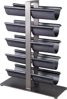 Produktbild von PTMD – Davitt Weinregal – Schwarz – 45 x 18 x 61 cm