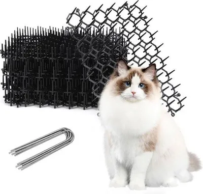 Image de Tapis anti-chats à picots - Lot de 12 tapis anti-chats